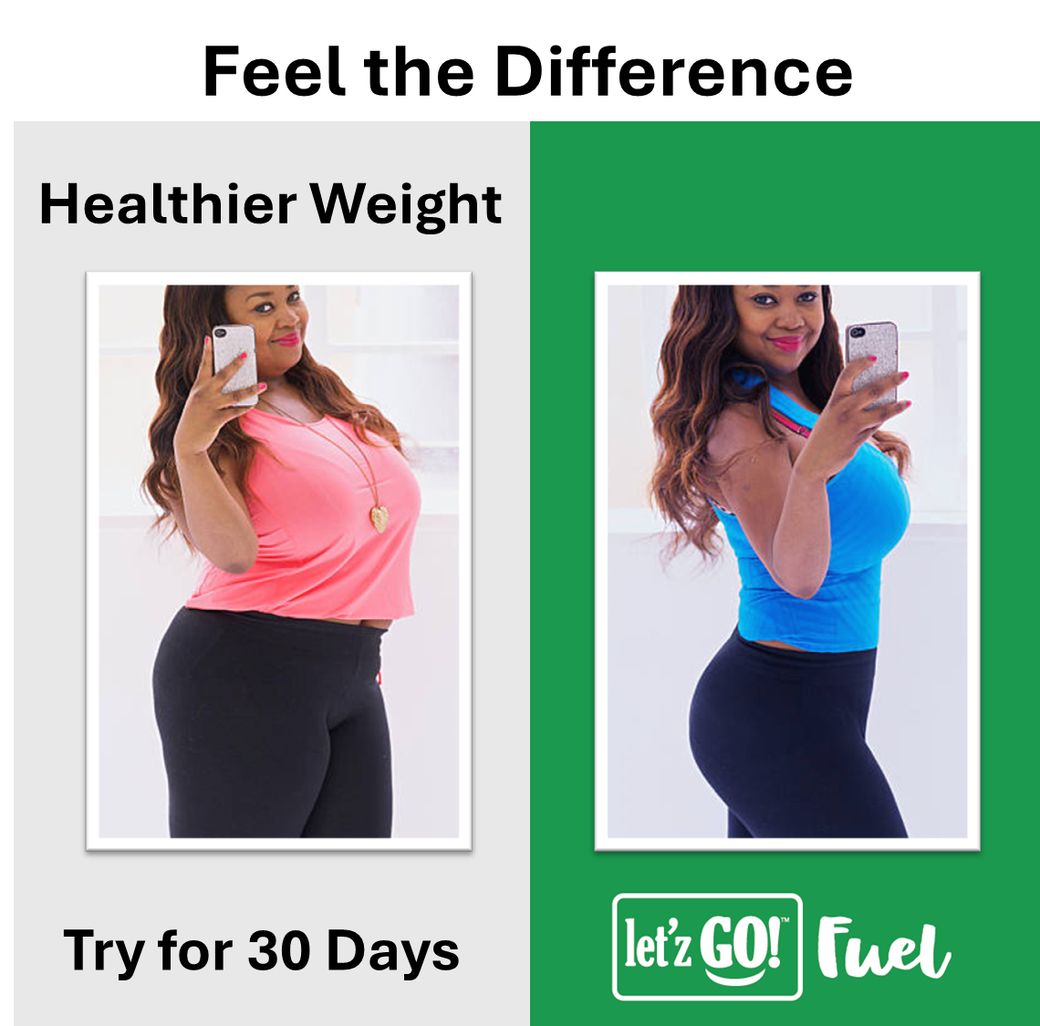 LET'Z GO 30 DAY FUEL KIT: PREMIUM PROTEIN + NATURAL ENERGY Drink Mix + FREE Shaker