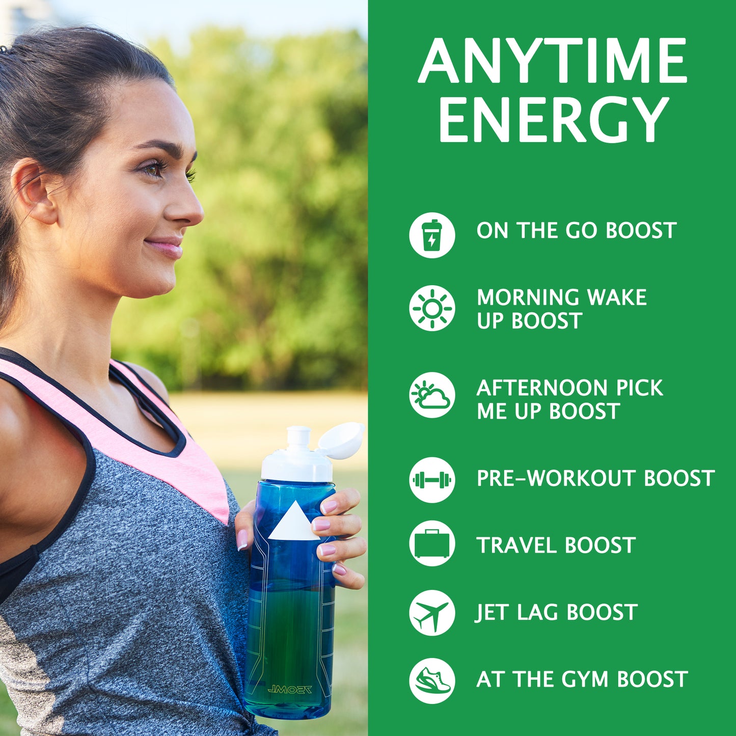 Let'z Go Boost gives you Anytime Energy, without the jitters or crash