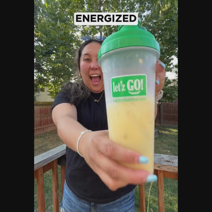 LET'Z GO 30 DAY FUEL KIT: PREMIUM PROTEIN + NATURAL ENERGY Drink Mix + FREE Shaker